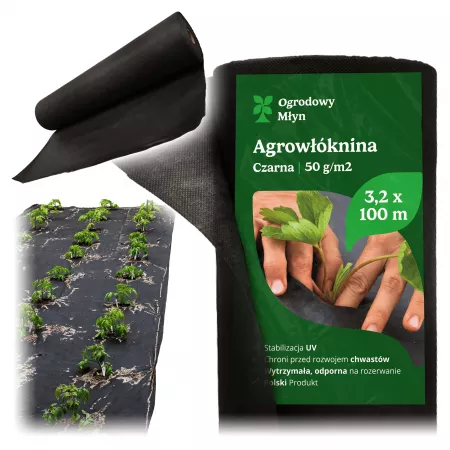 Agrowłóknina Czarna 50 g/m2...