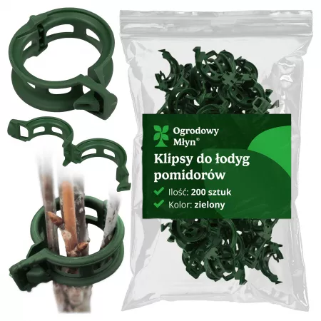 Zielony Klips do łodyg...