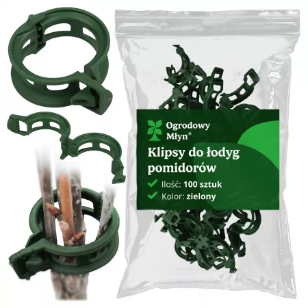 Zielony Klips do łodyg...