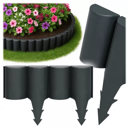 Palisada ogrodowa Antracyt...